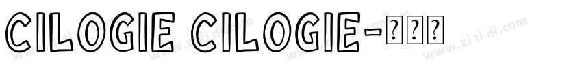 cilogie cilogie字体转换